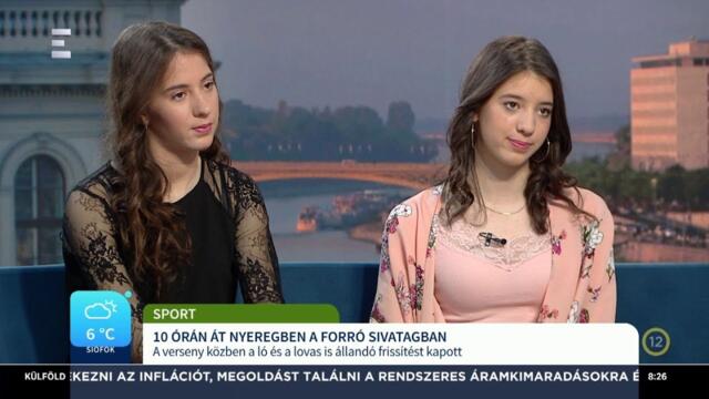 160 kilométert lovagolt a kietlen sivatagban a testvérpár - Szösz Letícia, Szösz Csenge - ECHO TV