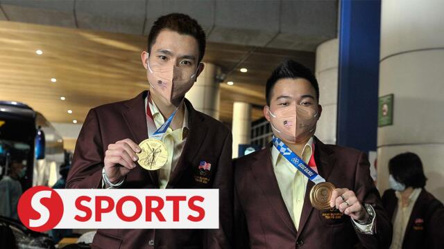 Malaysia’s Olympic bronze medal winners return home