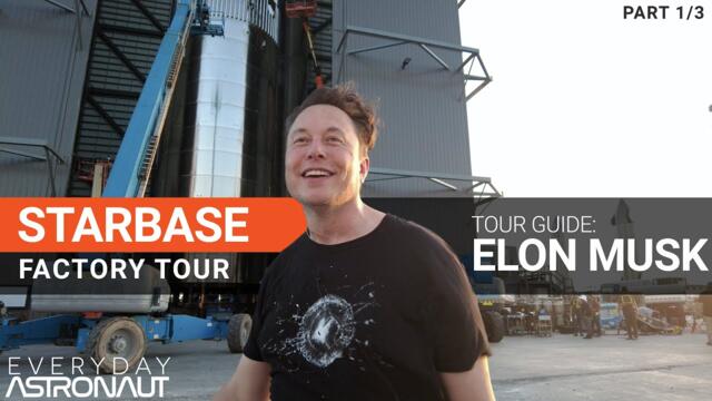 Starbase Factory Tour with Elon Musk [Part 1]