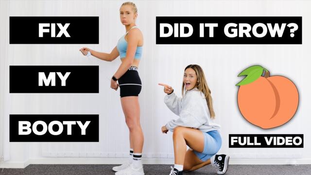 HOW WE ”FIXED” HER PANCAKE BUTT WITH THESE 7 EXERCISES - FULL VIDEO *RAW & REAL*
