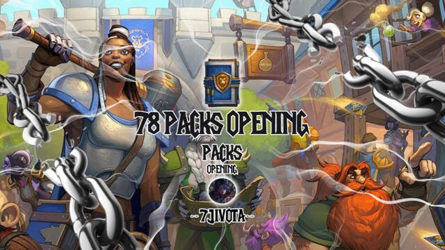 78 PACKS OPENING NEW EXPANSION | Hearthstone | Stormwind.