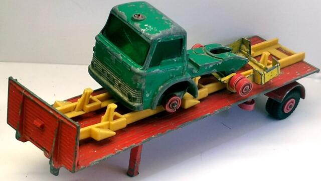 Matchbox renowacja Ford Tractor Transporter King Size nr .K-20 Zabawka model odlewany.