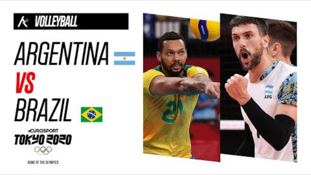 ARGENTINA vs BRAZIL | Volleyball - Highlights | Olympic Games - Tokyo 2020