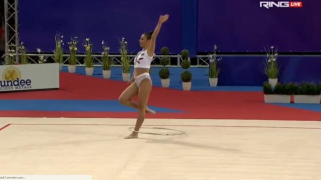 Katrin TASEVA (BUL) Hoop AA - World Cup Sofia 2021