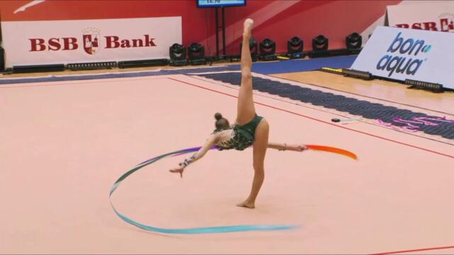 World Challenge Cup Minsk 2019  Anastasiia Salos Ribbon AA