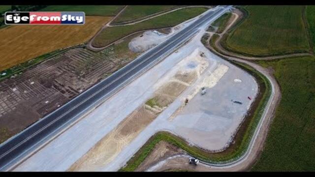 (08.08.2021) Част 1 Строеж на АМ Хемус от п.в. Белокопитово до п.в. Буховци (16.32 км)