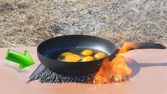 How to cook Eggs with 1000 Sparklers?