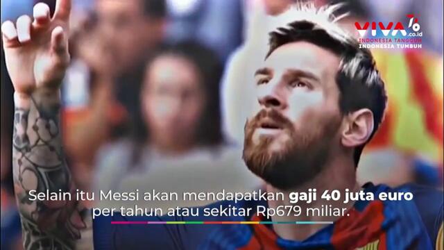 Messi Merapat ke Klub Paris Saint-Germain