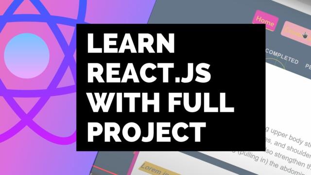Learn React.js with Full Project (React Hooks & React Router) | React Crash Course