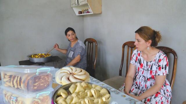 We baked 5 kg of Ashgar for Plov | Cookies "Banana" and "Mutakka" for Father Gunel Ehsan