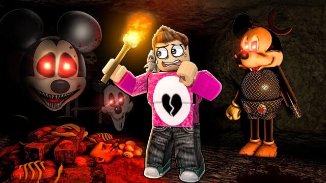 🐀 MICKEY MOUSE ATRAPADO por el MONSTRUO de CAMPING 😱