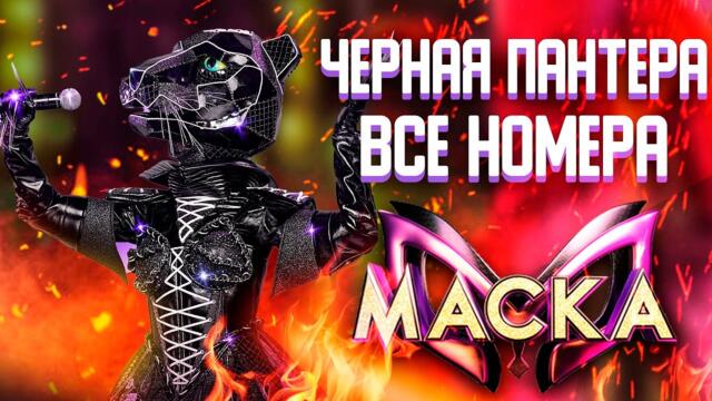 ЧЕРНАЯ ПАНТЕРА - ВСЕ ВЫСТУПЛЕНИЯ | ШОУ «МАСКА» 2 СЕЗОН