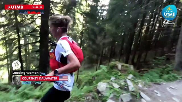 UTMB®️ 2021 Update 12 - Col de la Forclaz First Woman