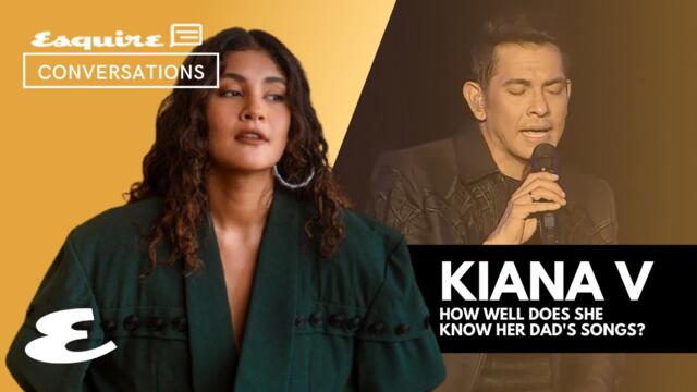 Kiana V Plays How Well Do You Know Your Dad's Songs