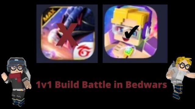 1v1 Build Battle in Bedwars (Blockman Go Blocky Mods)