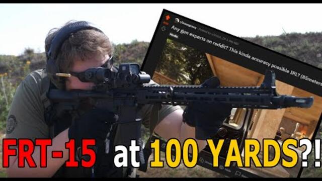 Full Auto(ish) at 100 YARDS!   FRT 15 Trigger - DDM4V7 Rifle