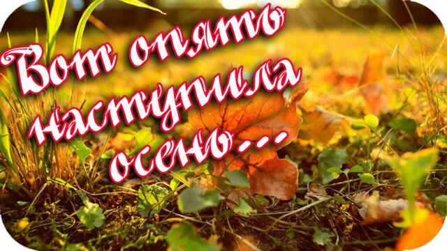 ❤️Вот опять наступила осень... ❤️ С первым днем осени! ❤️Пусть осень принесет море позитива!..❤️