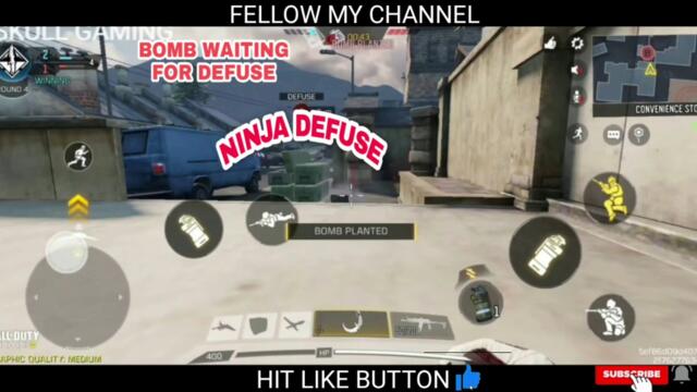 BEST NINJA DEFUSE OF CALL OF DUTY MOBILE | PART 2 | STANDOFF LOCATION