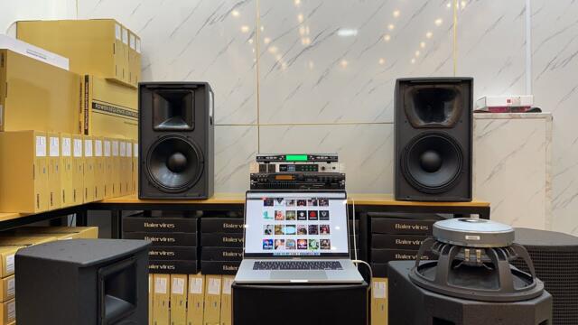 Test bộ Karaoke 30tr500k toàn mới xịn gửi khách Bắc Giang