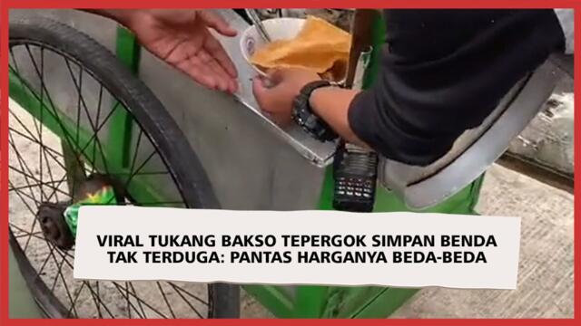 Viral Tukang Bakso Tepergok Simpan Benda Tak Terduga: Pantas Harganya Beda-beda