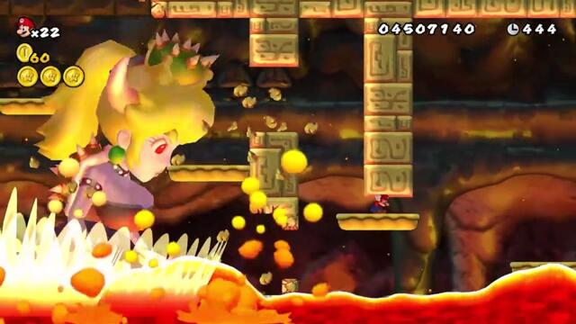 Mario vs Bowser Save Princess Peach