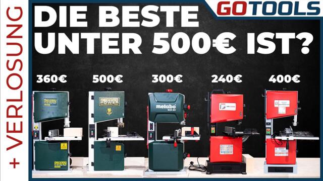 Metabo, Record Power & Holzmann | Kompakte Bandsägen im direktem Vergleich | Inkl. Verlosung