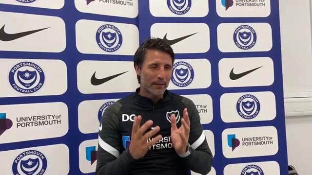 Danny Cowley's MK Dons pre-match press conference