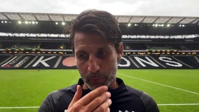 Danny Cowley - post MK Dons defeat