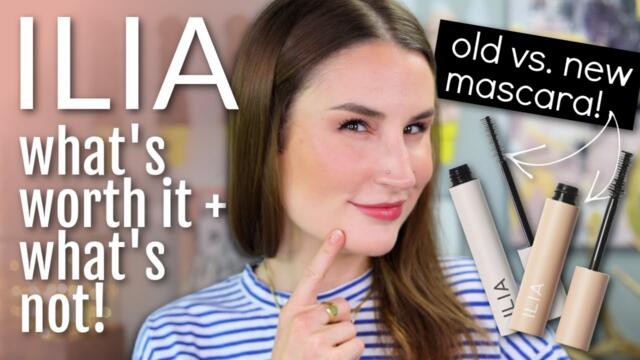 FULL FACE OF ILIA ft  NEW vs OLD MASCARA TESTED!