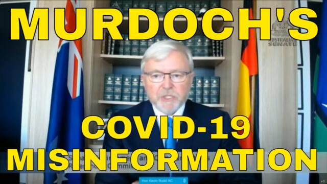 Full Testimony: Kevin Rudd speaking at the Senate Inquiry on Murdoch's COVID misinformation