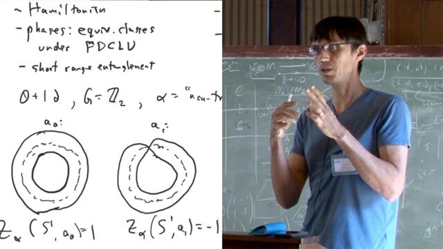 Lukasz Fidkowski - Symmetry Protected Topological phases, cobordism, and QCA - IPAM at UCLA
