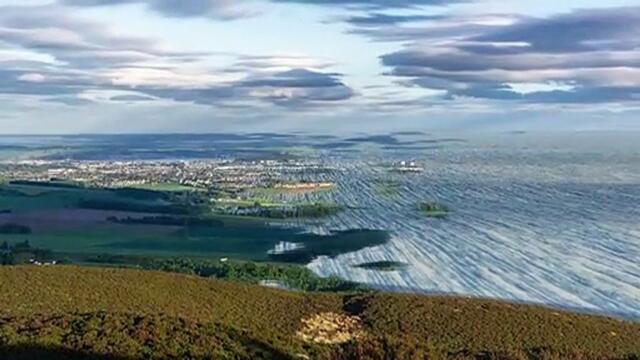 Dundee under ice - a view of Tayside during the ice age