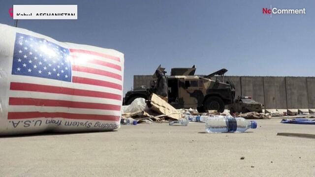 At Kabul airport, remnants of US war bear testimony to chaotic exit