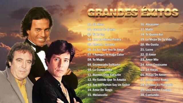 JULIO IGLESIAS, DYANGO, MANOLO OTERO MIX 30 SUPER ÉXITOS ROMÁNTICOS DEL RECUERDO