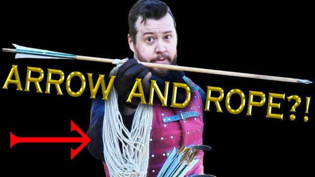 Can you shoot an ARROW with ROPE tied to it like the movies?  |  FUNCTIONAL FANDON