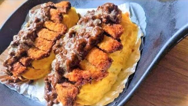 Homerice Egg with Tonkasu Demi Glaze Sause