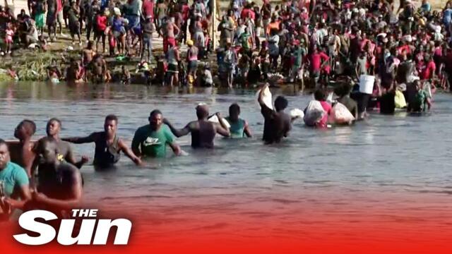 LIVE: Migrant crisis surges as hundreds of migrants camp at US-Mexico border