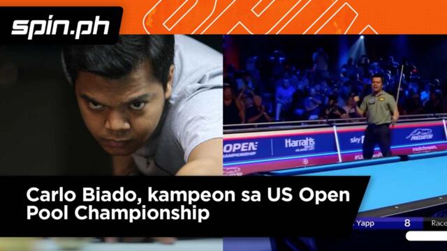 Carlo Biado kampeon sa US Open Pool Championship