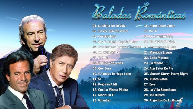 JULIO IGLESIAS, JOSÉ MARÍA NAPOLEÓN, JOSÉ LUIS PERALES TODOS SUS 30 GRANDES EXITOS INMORTALES