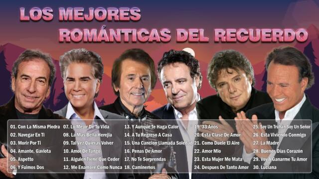 JULIO IGLESIAS, BRAULIO GARCÍA, EL PUMA, PERALES, RAPHAEL, DYANGO SUS MÁS HERMOSA CANCION