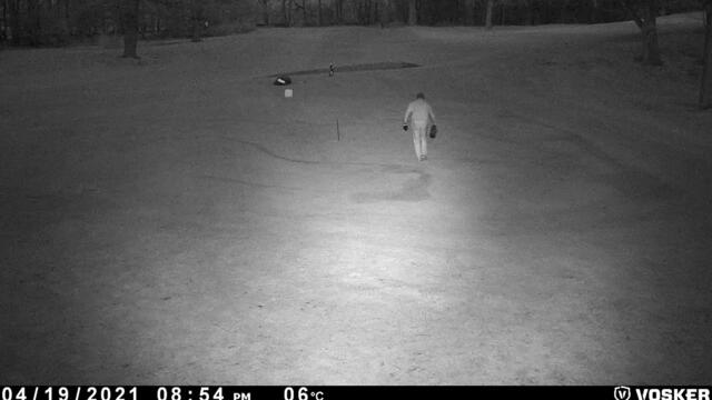 A disgruntled golfer banned from his local club took revenge by pouring weed killer over a course green and caused nearly £16,000 worth of damage, a c