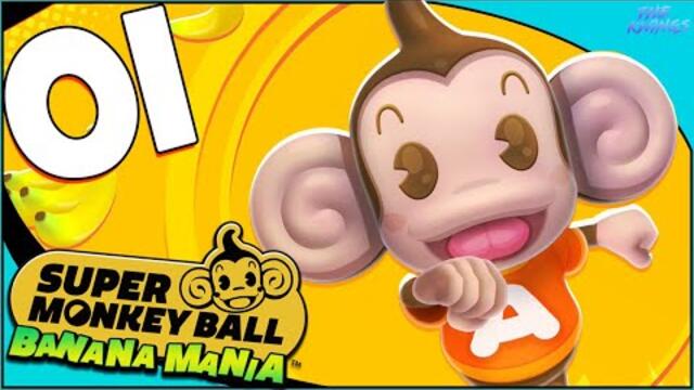 Super Monkey Ball Banana Mania Full Game Story Walkthrough Part 1 (Nintendo Switch)