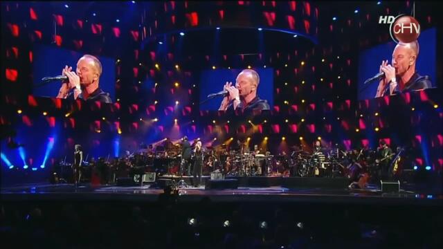 Sting chante "If I Ever Lose My Faith in You" en live