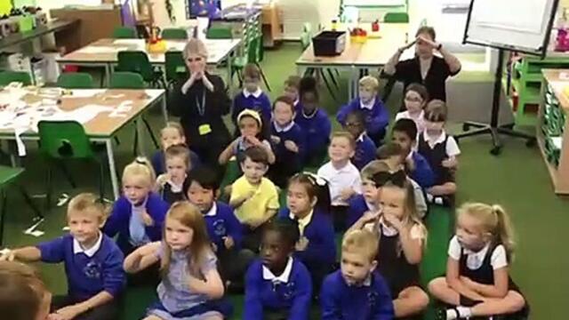 King's Academy Northern Parade sing A Million Dreams in BSL