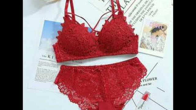 Collection of Red bra and penty....bridal  set.....bridal bra assential