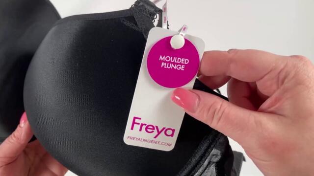 Freya AA5330 Deco Awakening Plunge Bra Black