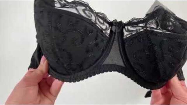 Gaia BS0/BSM-899 Semi Soft Bra Black