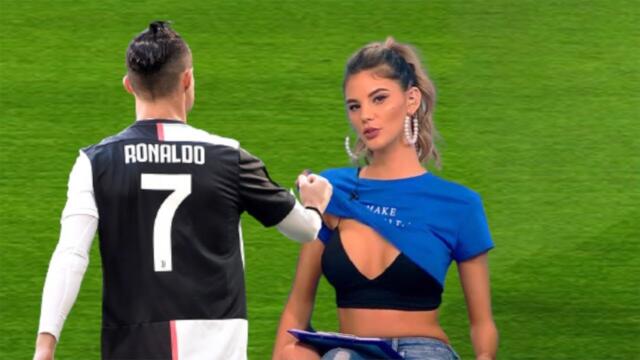 Football Players Flirting & Kissing Girls, try not to laugh