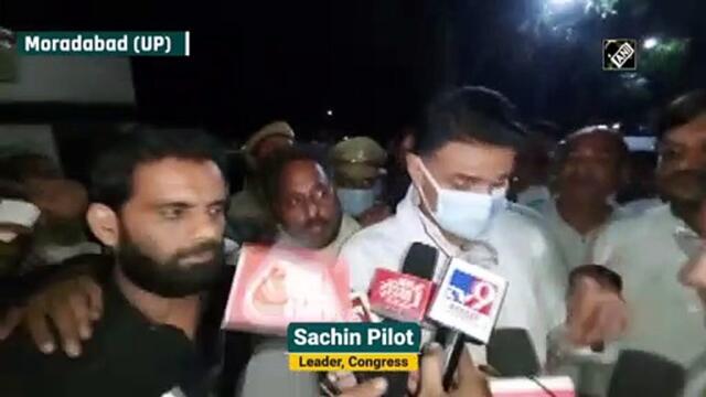 Moradabad Police didn't permit us to go to Lakhimpur Kheri: Sachin Pilot