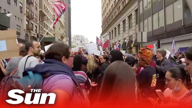 LIVE: Teachers protest New York City's COVID-19 vaccine mandate
